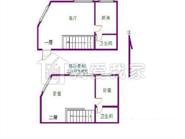 【我爱我家阳光房】望京,<em>澳洲康都</em>,真实户型图