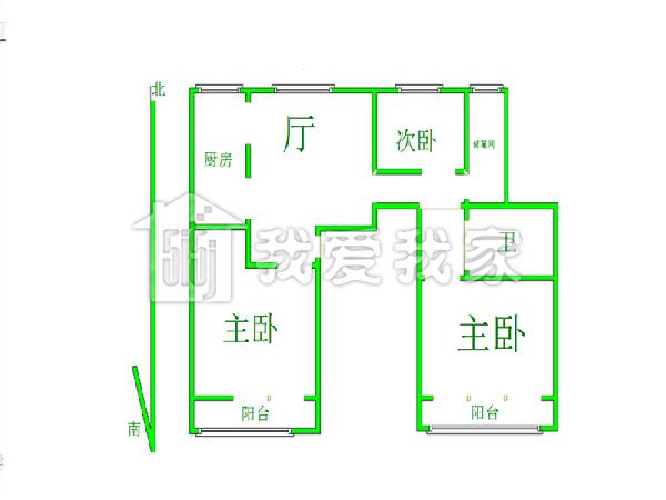分享 小庭院30平米  二楼平米房子展示 宽650×