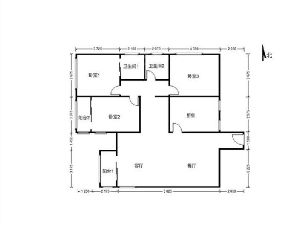 冠城南园 3室2厅2卫