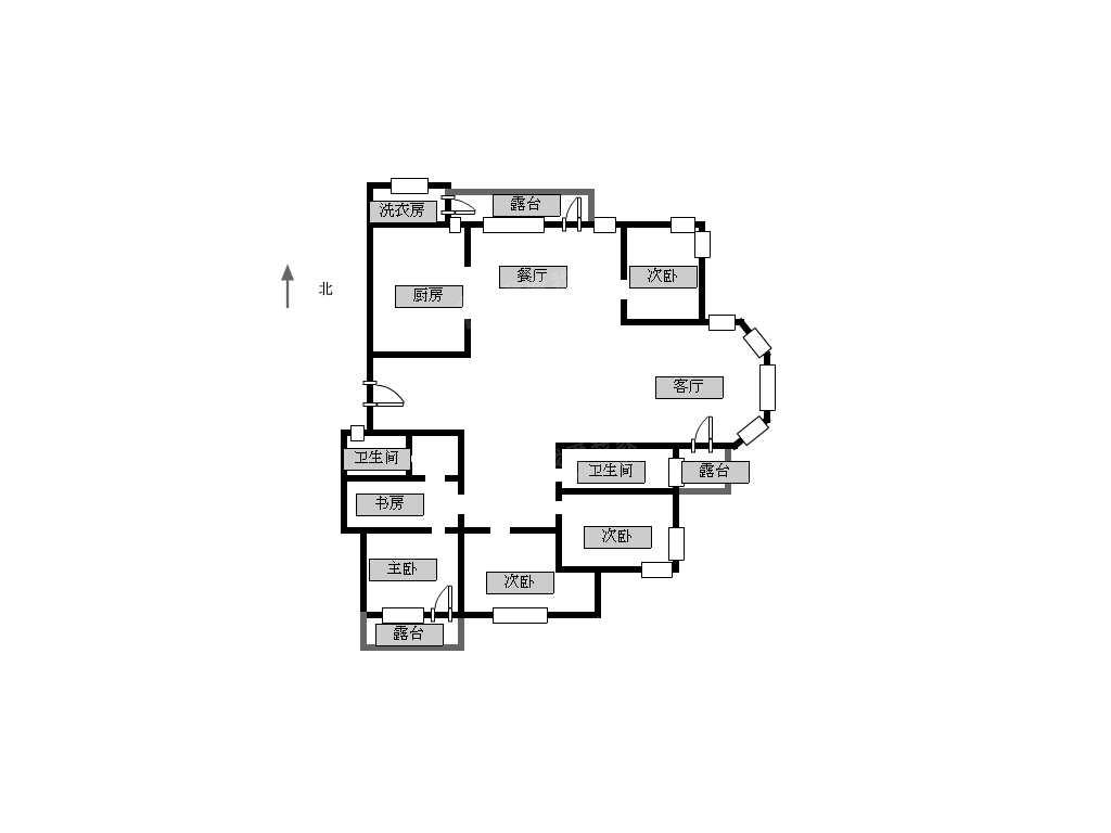 南通绿城百合公寓玉泉苑 4室2厅2卫