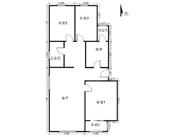 和谐家园一区二手房_和谐家园一区三室二厅中间楼层 全明户型_北京我