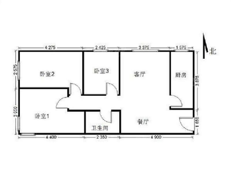 住欣家园三室一厅一卫