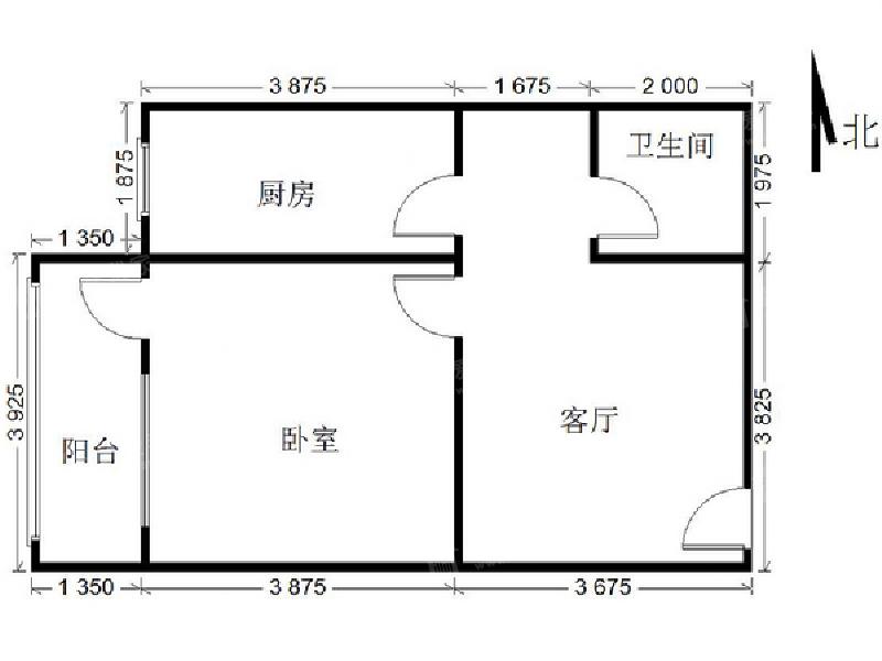 八里庄北里一室一厅一卫 八里庄北里小区 室内图5