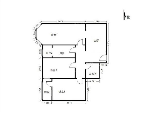 芳城园一区 3室1厅1卫