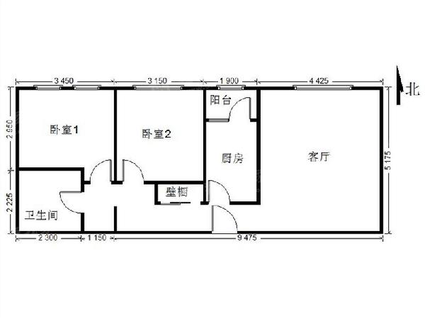 北京印象户型图图片