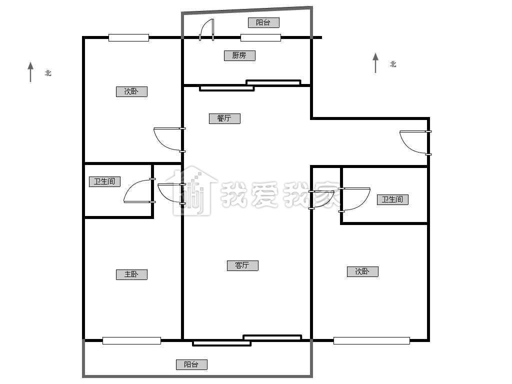 杭州白马公寓户型图图片